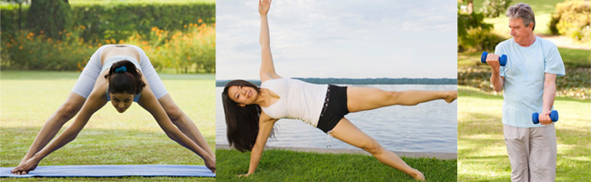 Лечебная гимнастика на свежем воздухе Лечебная гимнастика при заболеваниях ОДА